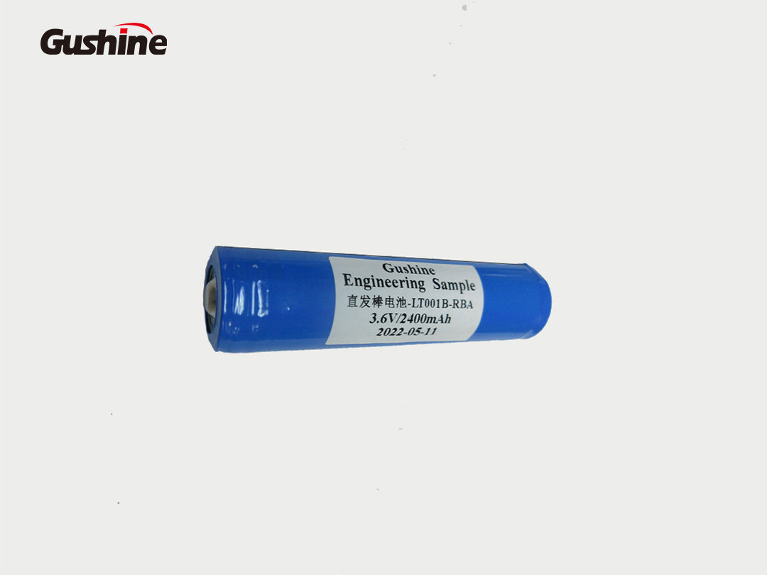 3.6V 2600mAh直发棒圆柱形锂电池组(1S1P)